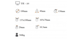 Koliesko liatinové 100x40 mm otočná kladka TJE A4