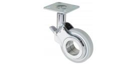 Koliesko dizajnové 60 mm otočná platnička s brzdou