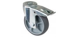 Transportné koliesko 125x32 mm otočná kladka s brzdou