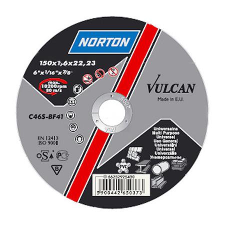 NORTON VULCAN kotúč rezný 125 mm