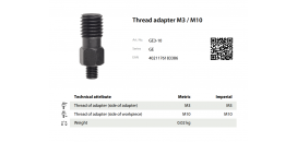 Závitový adaptér M3/M10 KUKKO GE3-10