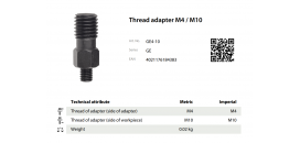 Závitový adaptér M4/M10 KUKKO GE4-10