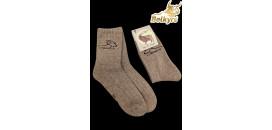 Ponožky 100% kašmír tmavé