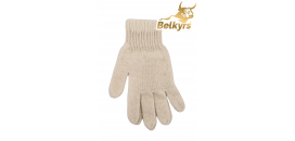 Rukavice 100% Mongolská vlna biele
