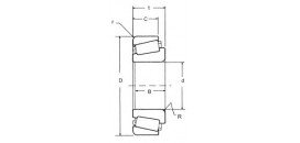 32309 kuželíkové ložisko
