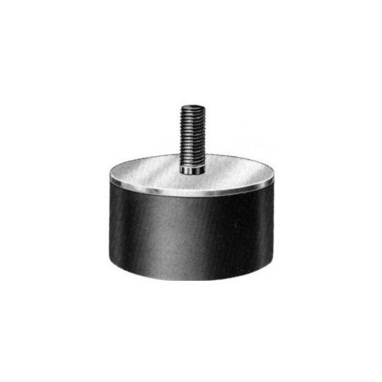 SILENTBLOK 25-25-4 s vonkajším závitom M6